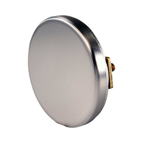 Westbrass Floating No-Hole Overflow Faceplate in Satin Nickel D980R-07 - main